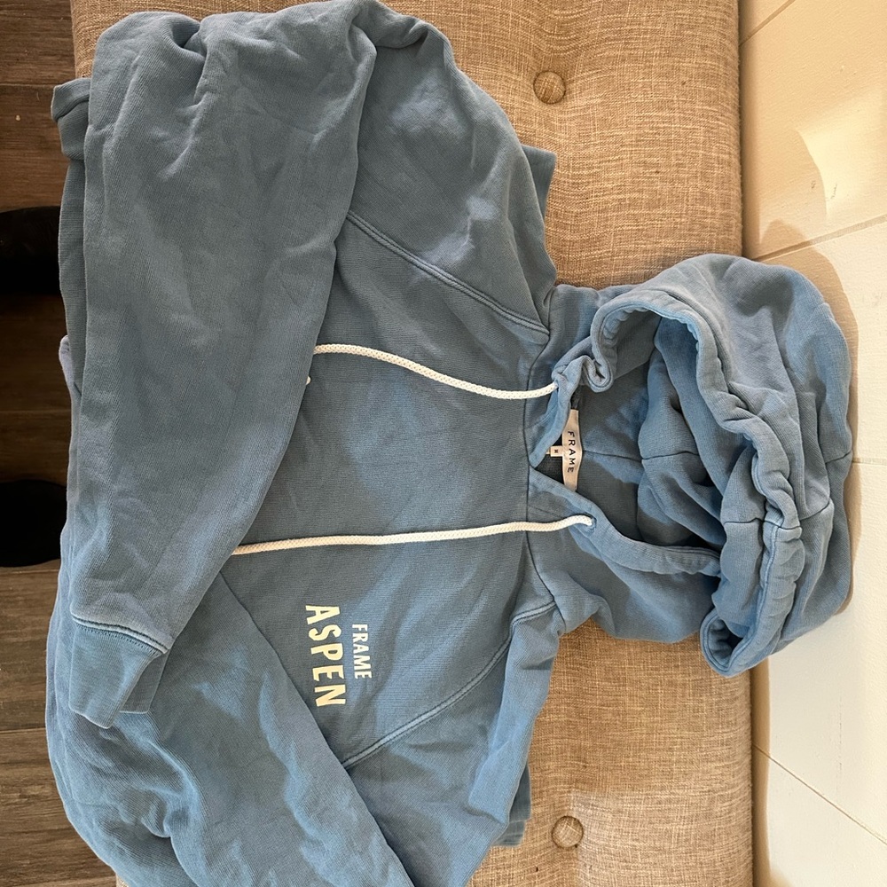Frame Denim Light Blue Hoodie